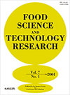 FOOD SCIENCE AND TECHNOLOGY RESEARCH封面